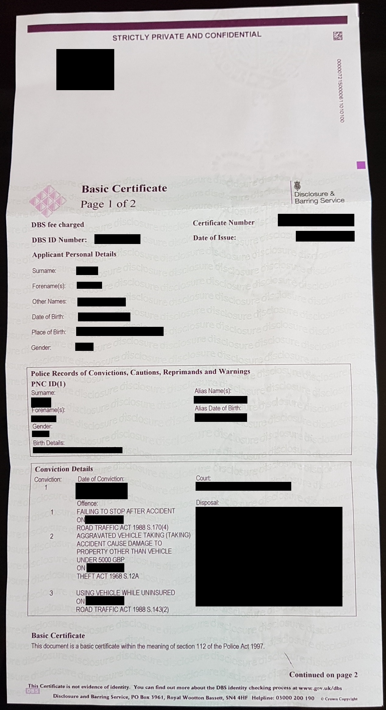 Are Uk Convictions Public Record